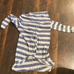 Girls Blue and White Sweater